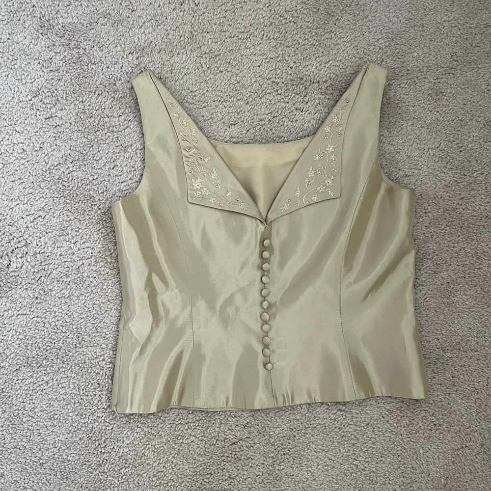 Vintage Satin Top